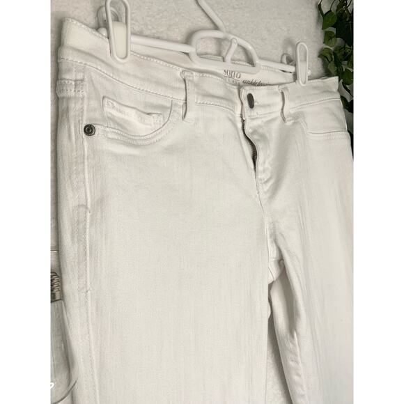 New York & Company Soho White Low rise Skinny Denim Jeans Women's 6 - Picture 5 of 11